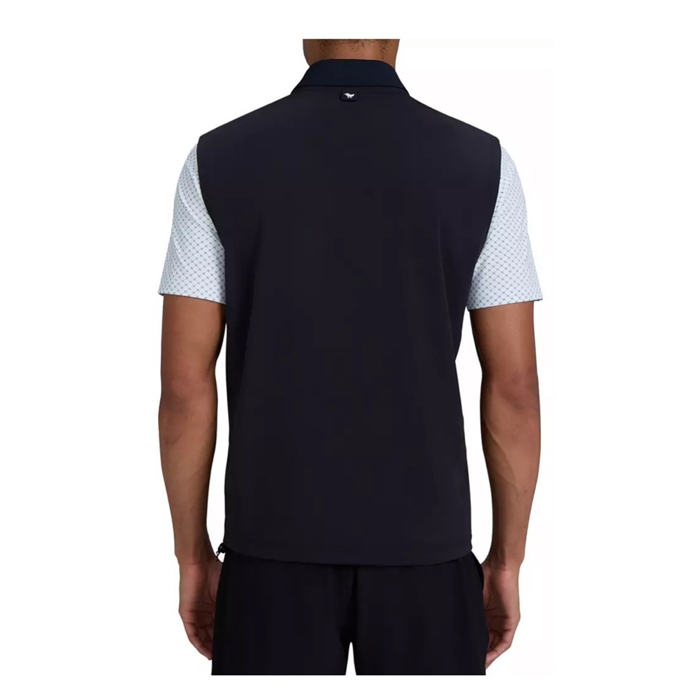 NWT Bad Birdie Men's Bad Elements Wind Golf Vest Size  Large Black - Picture 4 of 14
